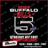 2024 Buffalo Bills Straight AFC East Championships SVG