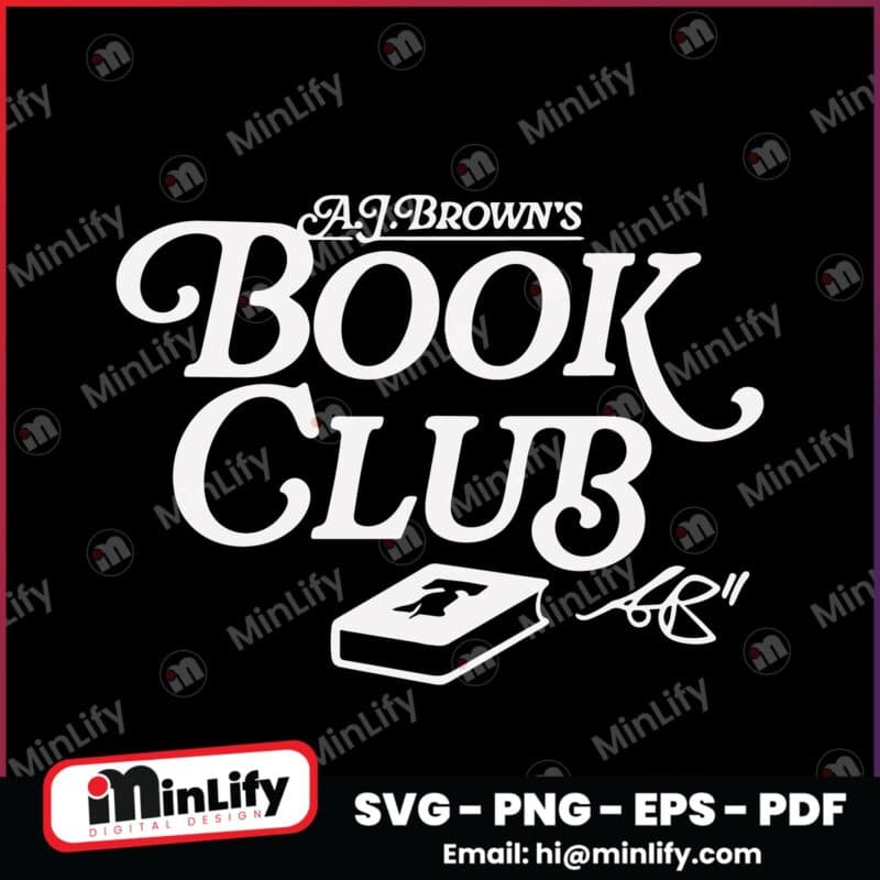 A J Browns Book Club Philadelphia Eagles Parody SVG