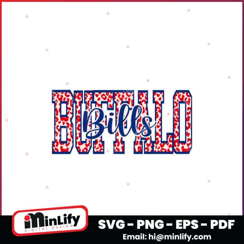 Buffalo Bills Football Super Bowl LIX Nfl Leopard Svg