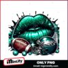 Glitter Philadelphia Eagles Football Lips Helmet PNG