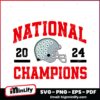 National 2024 Football Helmet Champions Ohio State Buckeyes SVG