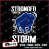 Stronger Than The Storm Buffalo Bills Football Mascot SVG