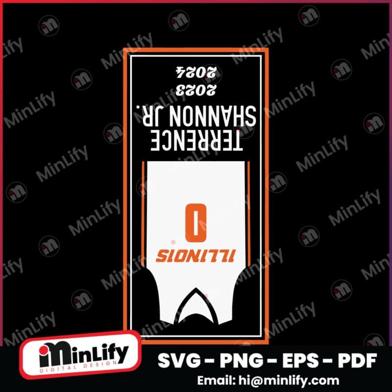 Terrence Shannon Jr Upside Down SVG