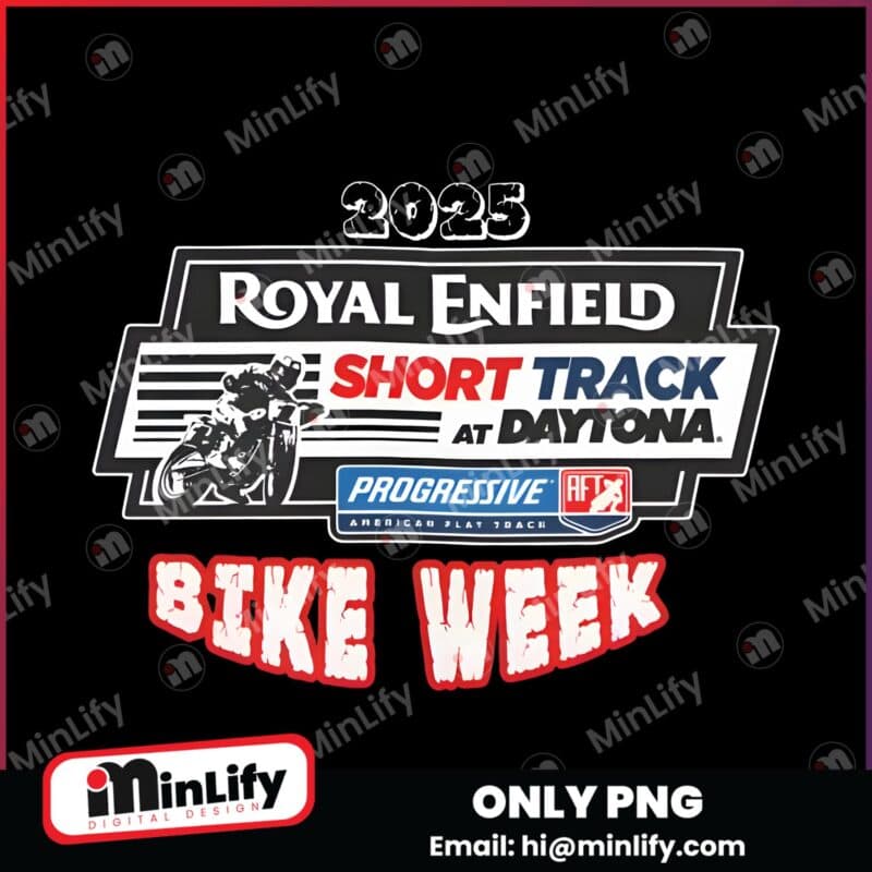 2025 Royal Enfield Short Track At Daytona Bike Week Logo PNG