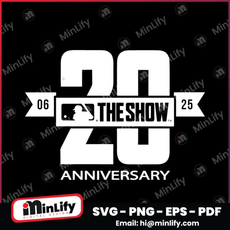 20Th Anniversary Mlb The Show SVG