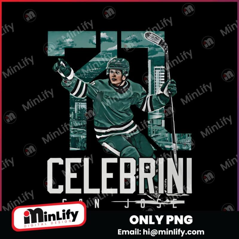 Macklin Celebrini 71 San Jose Sharks Landmark Nhl Png