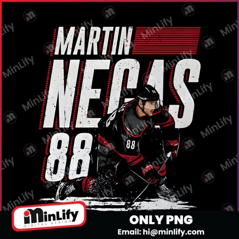 Retro Vintage Martin Necas 88 Colorado Avalanche PNG