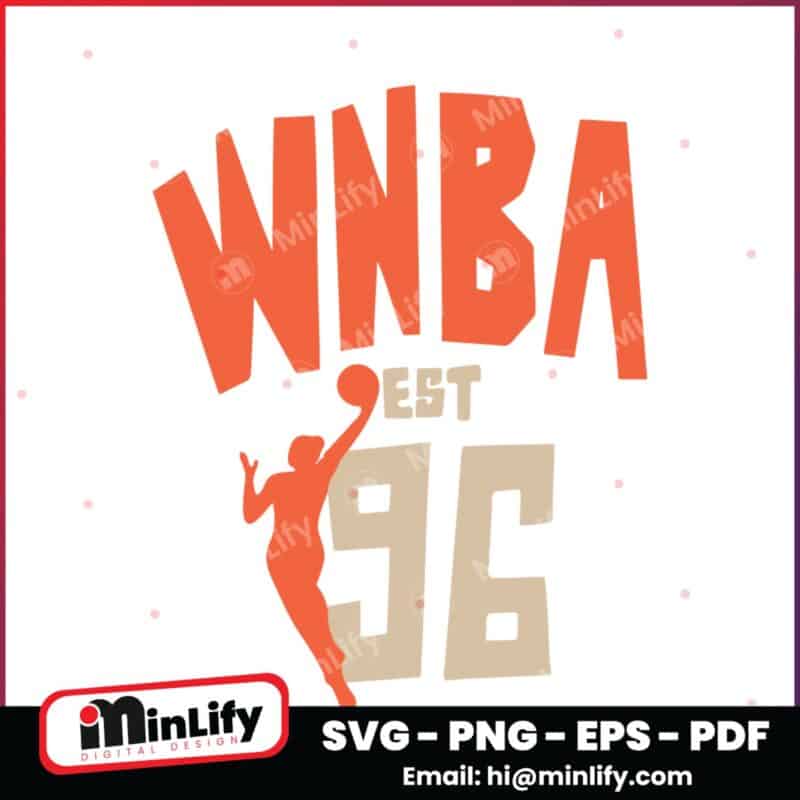 Retro Wnba Est 96 SVG