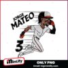 Official Jorge Mateo Speed 3 Baltimore Orioles MLB Png