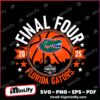 2025 Final Four Florida Gators Basketball SVG