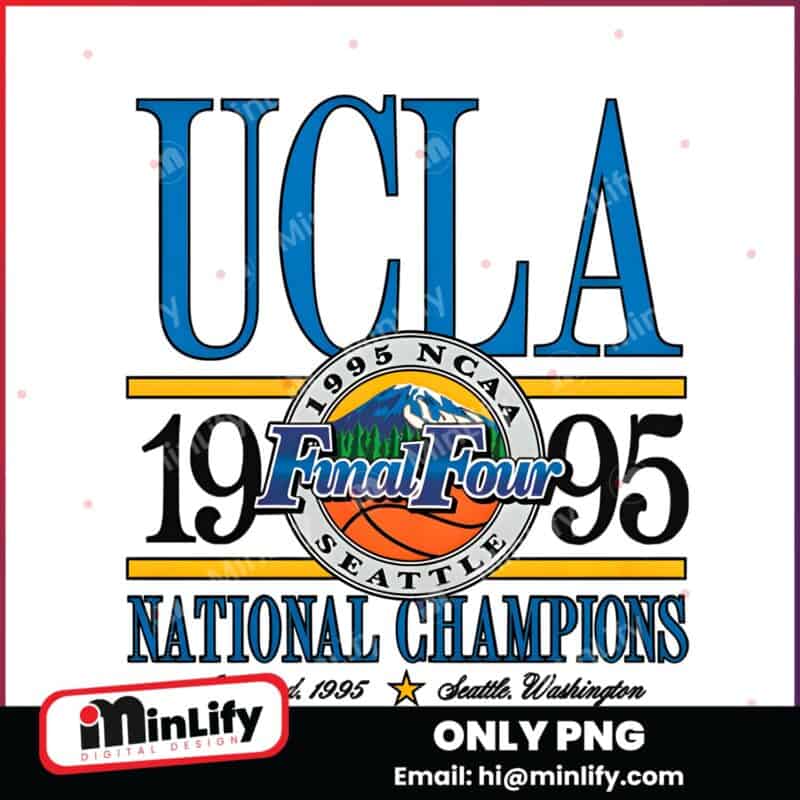 Ucla Mens 1995 Basketball National Champions PNG