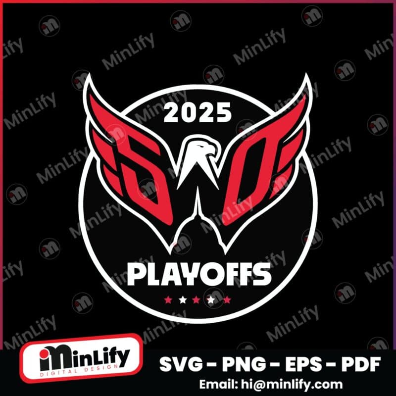 Washington Capitals 2025 Stanley Cup Playoffs Svg